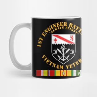 1st Engineer Battalion - Always First - Vietnam Vet  w VN SVC Mug